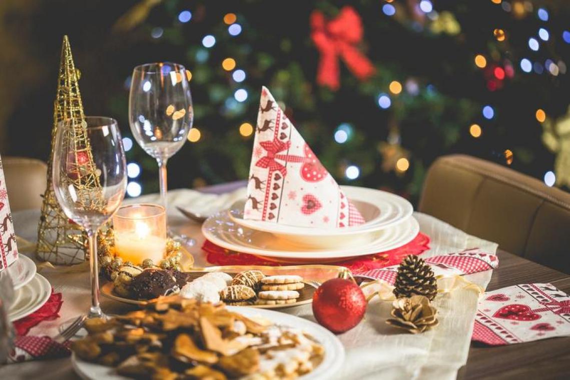 Vul in: met kerst eet je ... calorieën