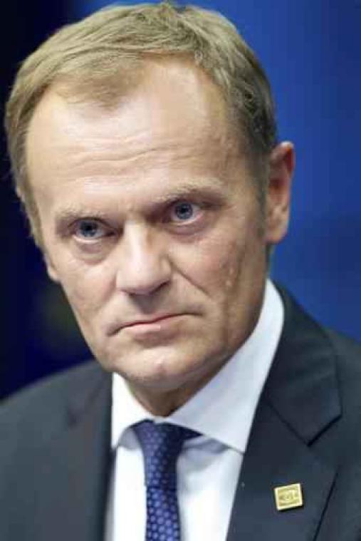 Brexit: Tusk en premier Varadkar overleggen in extremis over Ierse grenskwestie