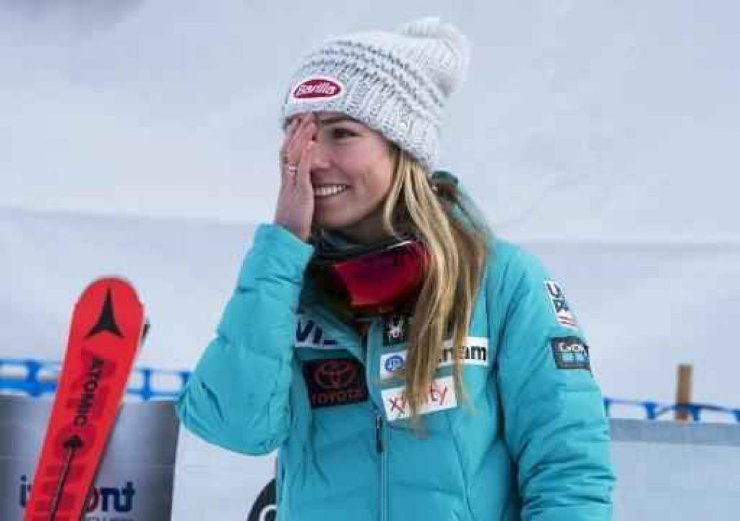 WB alpijnse ski - Mikaela Shiffrin denkt niet aan olympische afdaling