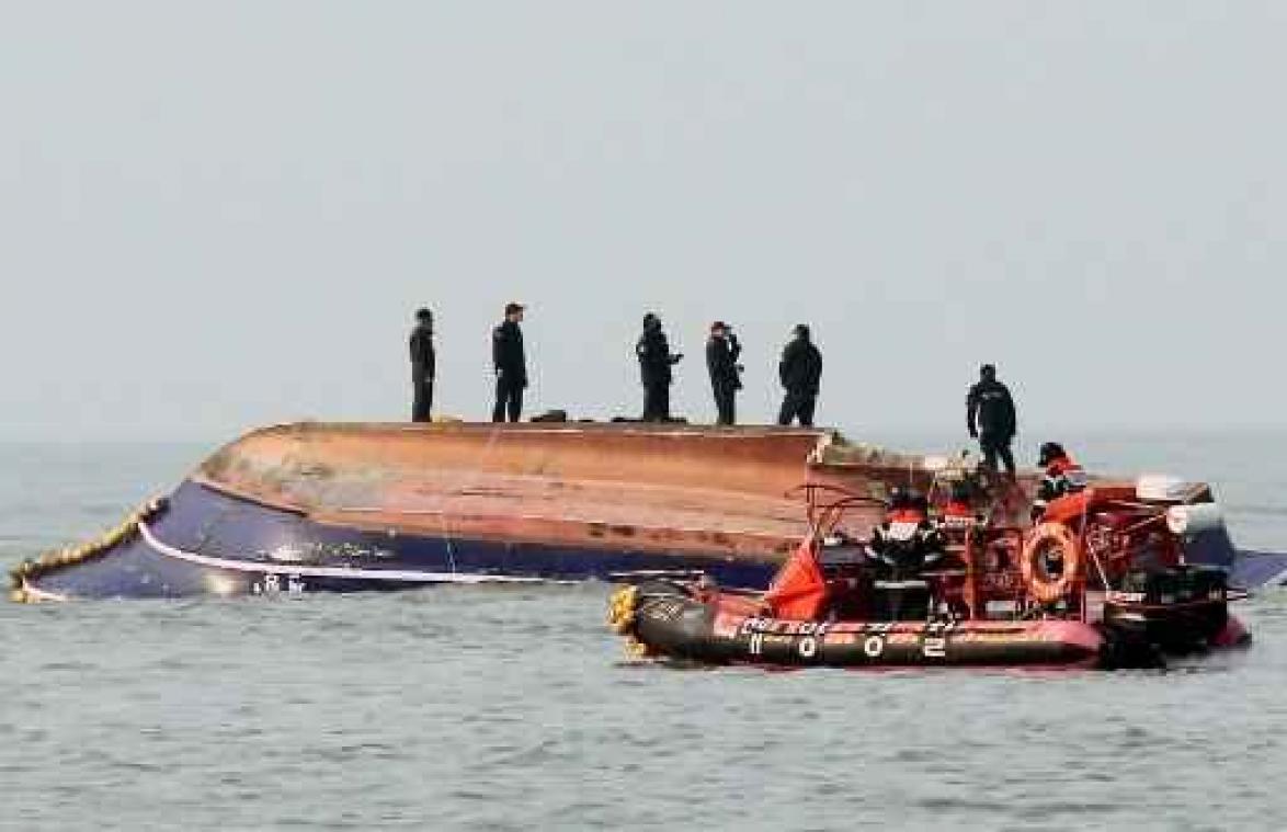 Dertien doden bij scheepsongeval voor kust Zuid-Korea