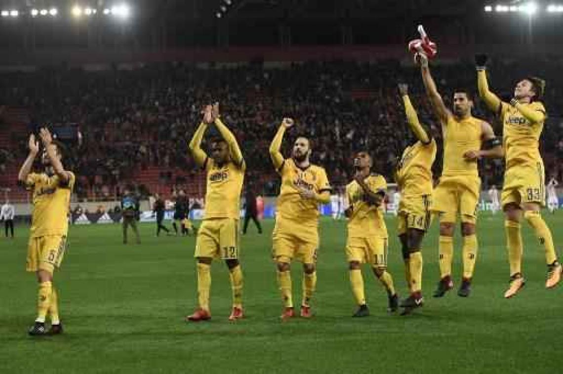 Champions League - Juventus plaatst zich tegen Olympiakos voor 1/8 finales, Vermaelen houdt de 0 met Barça