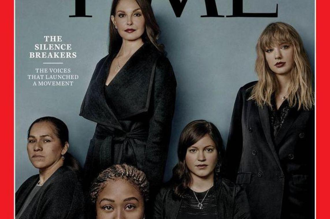 Time kiest vrouwen achter #MeToo als Persoon van het Jaar'