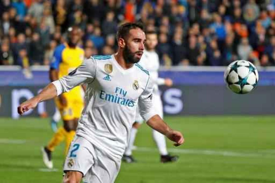 UEFA legt Carvajal één extra speeldag schorsing op na opzettelijke gele kaart