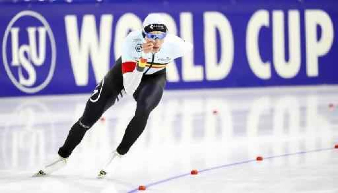 WB schaatsen Salt Lake City - Bart Swings wint 1.500 meter in B-groep en mag promoveren
