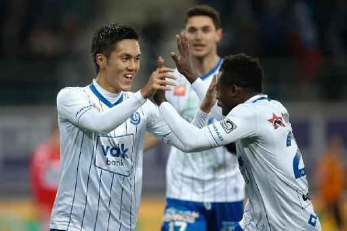Jupiler Pro League - 2-1 zege tegen KV Kortrijk brengt AA Gent op vierde plaats