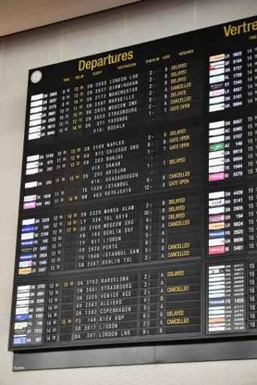 Ongeveer 200 vluchten op Brussels Airport hebben vertraging
