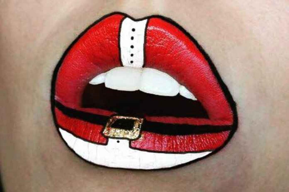 IN BEELD. Met deze feestelijke lippen vier je Kerstmis in stijl