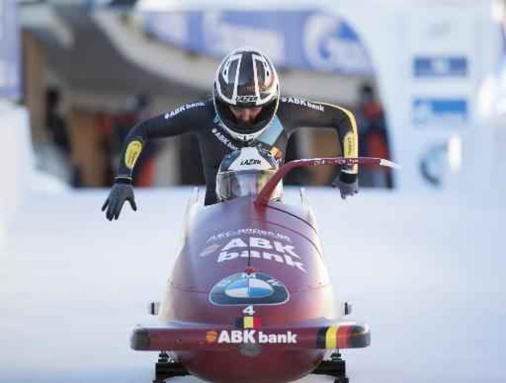 Belgische bobsleeduo's stellen teleur in Innsbruck