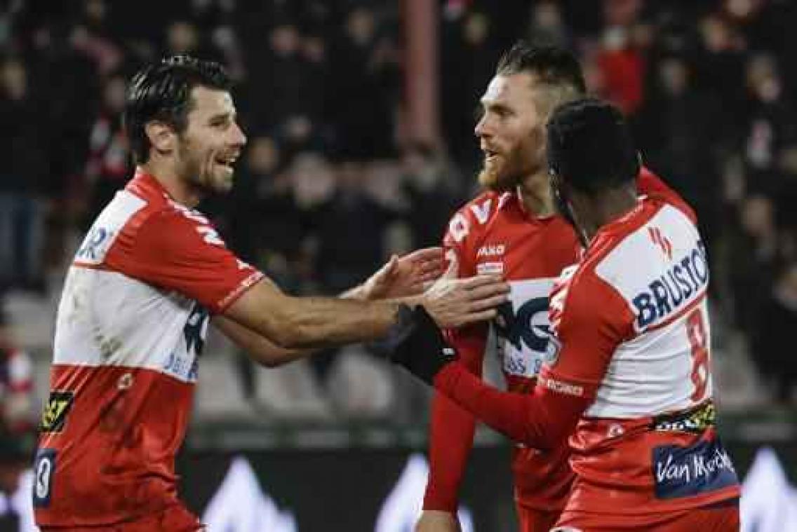 Jupiler Pro League - Eupen en STVV komen niet tot scoren, Kortrijk vloert Mechelen met 2-0