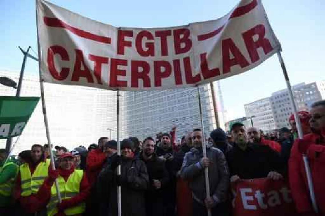België vraagt Europese steun voor ontslagen werknemers Caterpillar
