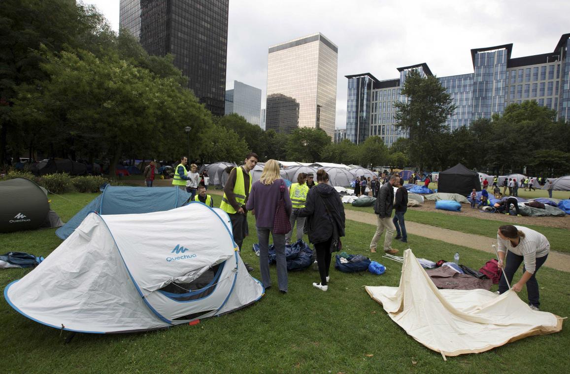 Tentenkamp in Maximiliaanpark wordt opgedoekt