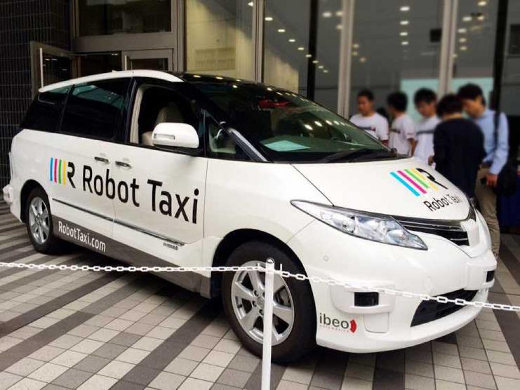 Japanse stad experimenteert met zelfrijdende taxi's