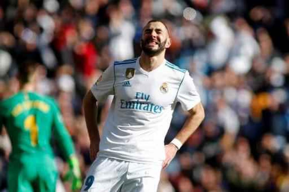 Primeira Division - Benzema twee tot drie weken out
