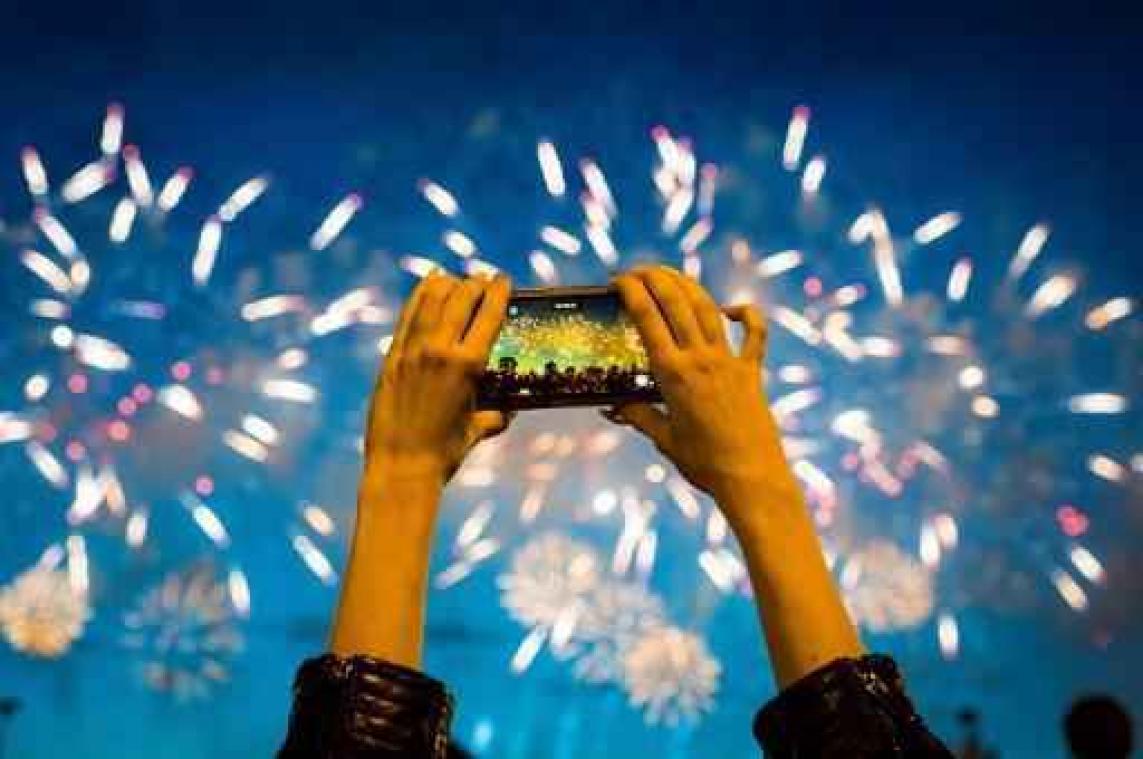 Vuurwerk in Antwerpen gaat door