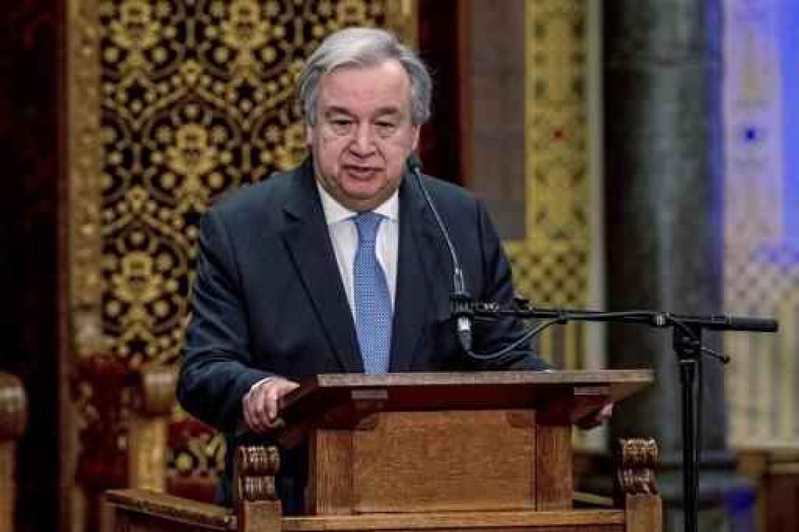 VN-baas Guterres: "Alarmfase" voor de planeet