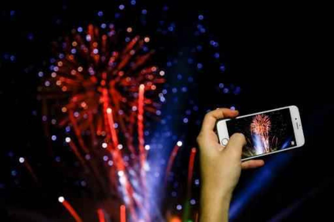 Vuurwerk in Gent vindt plaats