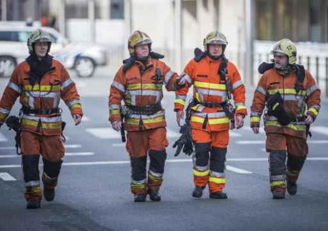 Drukke oudejaarsnacht voor Brusselse brandweer