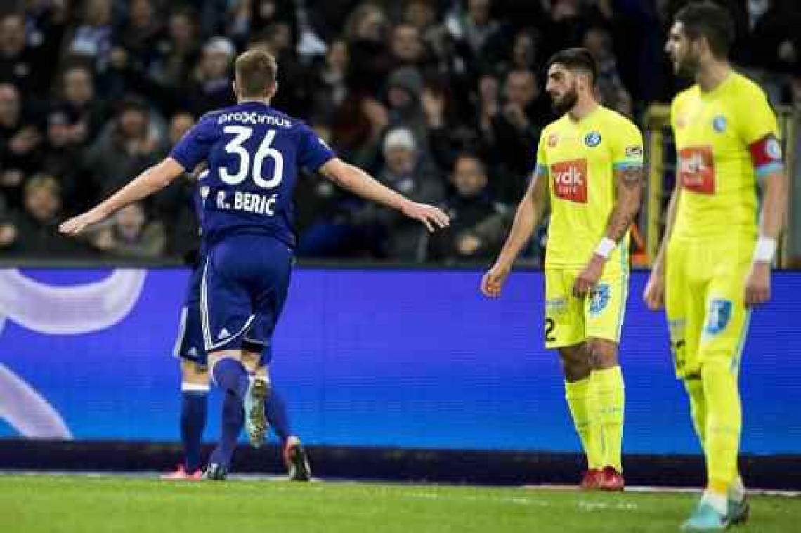 Jupiler Pro League: Anderlecht laat Beric terugkeren naar Saint-Etienne