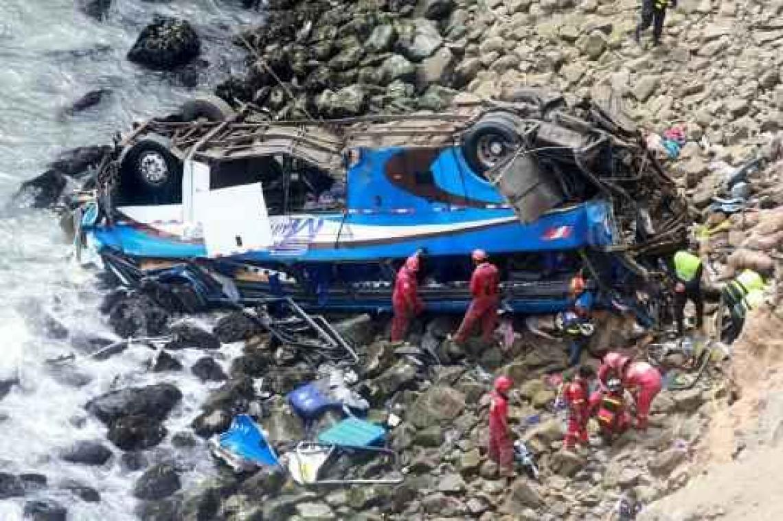 Dodentol opgelopen tot 48 na busongeval in Peru