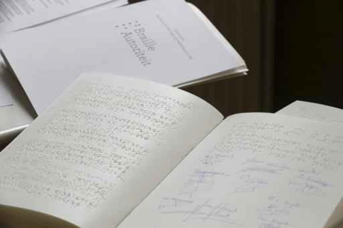 "Brailleschrift blijft, ondanks technologische evoluties, belangrijk communicatiemiddel"