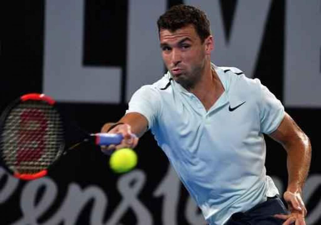 Titelverdediger Grigor Dimitrov kruipt door oog van de naald op ATP-toernooi Brisbane