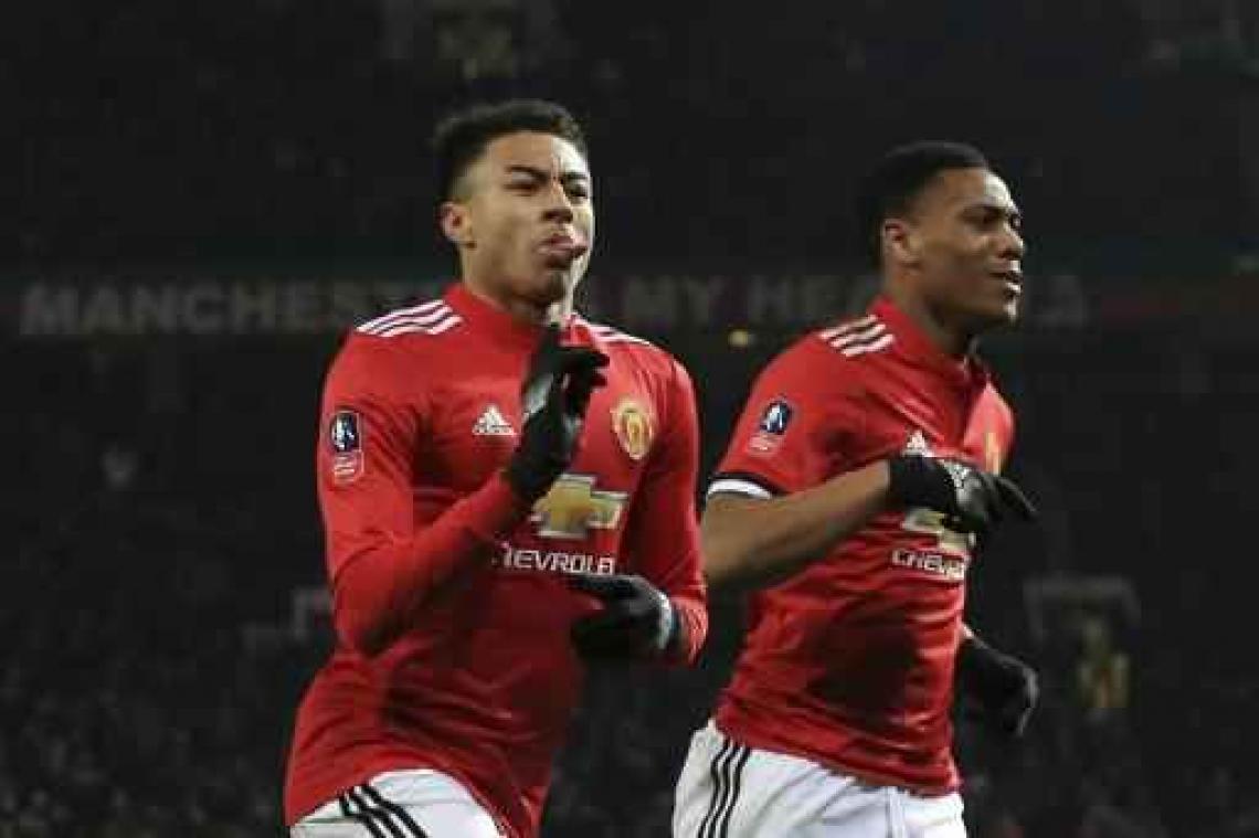 Belgen in het buitenland - Wederoptredende Lukaku helpt Man Utd met goal en assist voorbij tweedeklasser Derby County