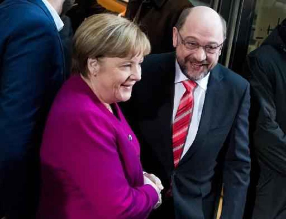 Regeringsvorming Duitsland: verkennende gesprekken gestart tussen CDU en SPD