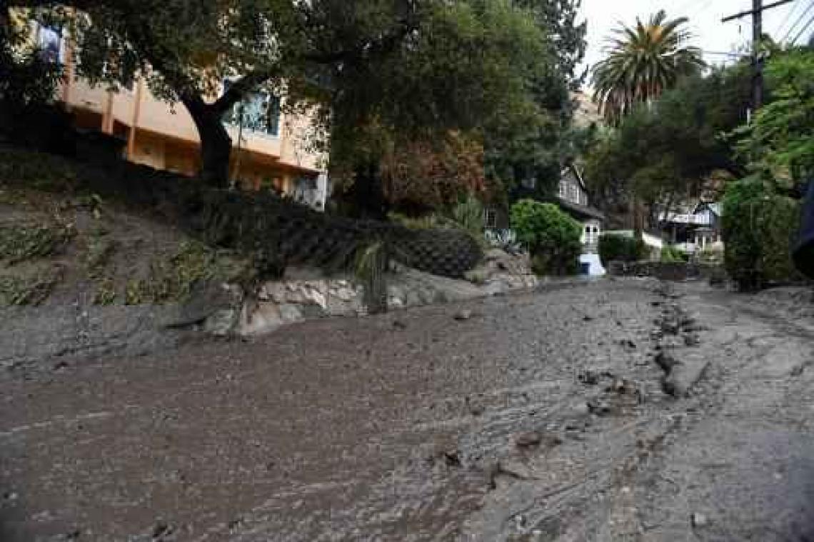 Vijftien doden bij modderlawines in Californië