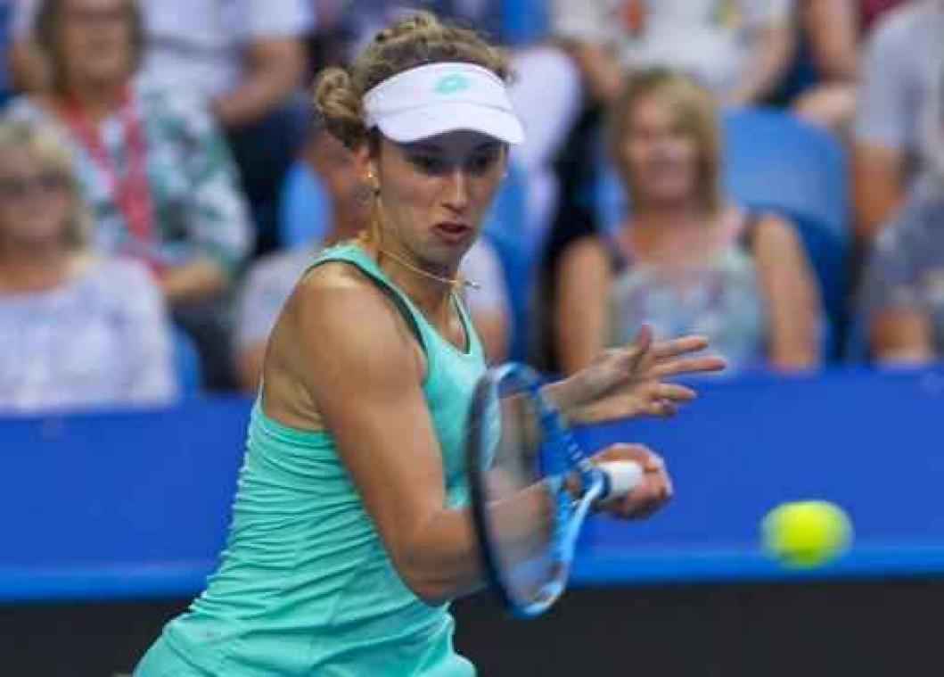 Elise Mertens wint na enkel- ook dubbeltitel WTA Hobart