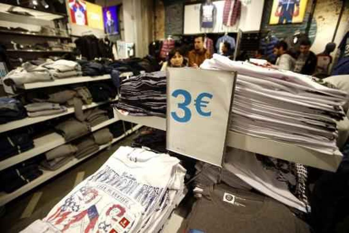 Oxfam voert actie aan Primark in Brussel voor meer transparantie in textielsector