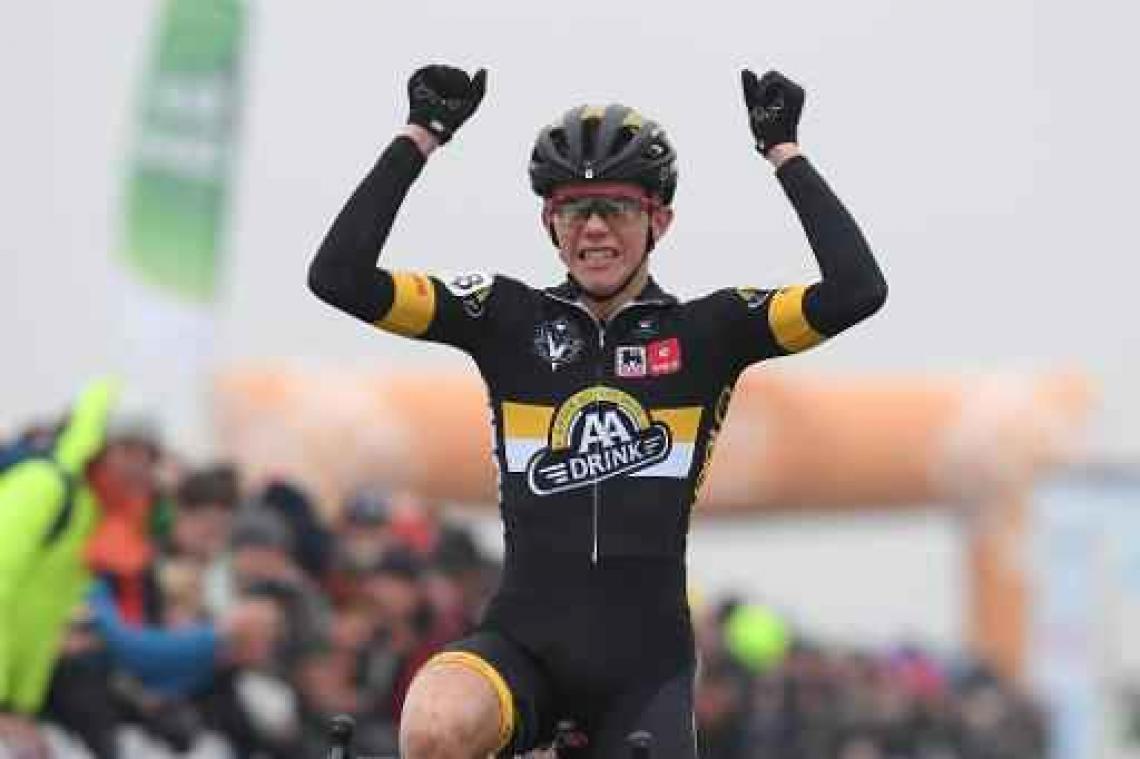 Twee op een rij voor Thibau Nys op BK veldrijden