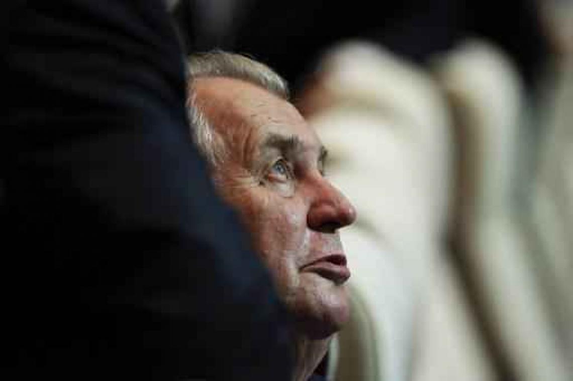 Pro-Russische Milos Zeman op kop bij presidentsverkiezingen Tsjechië