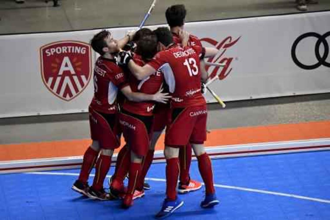 Euro hockey indoor (m) - België plaatst zich fluitend voor finale