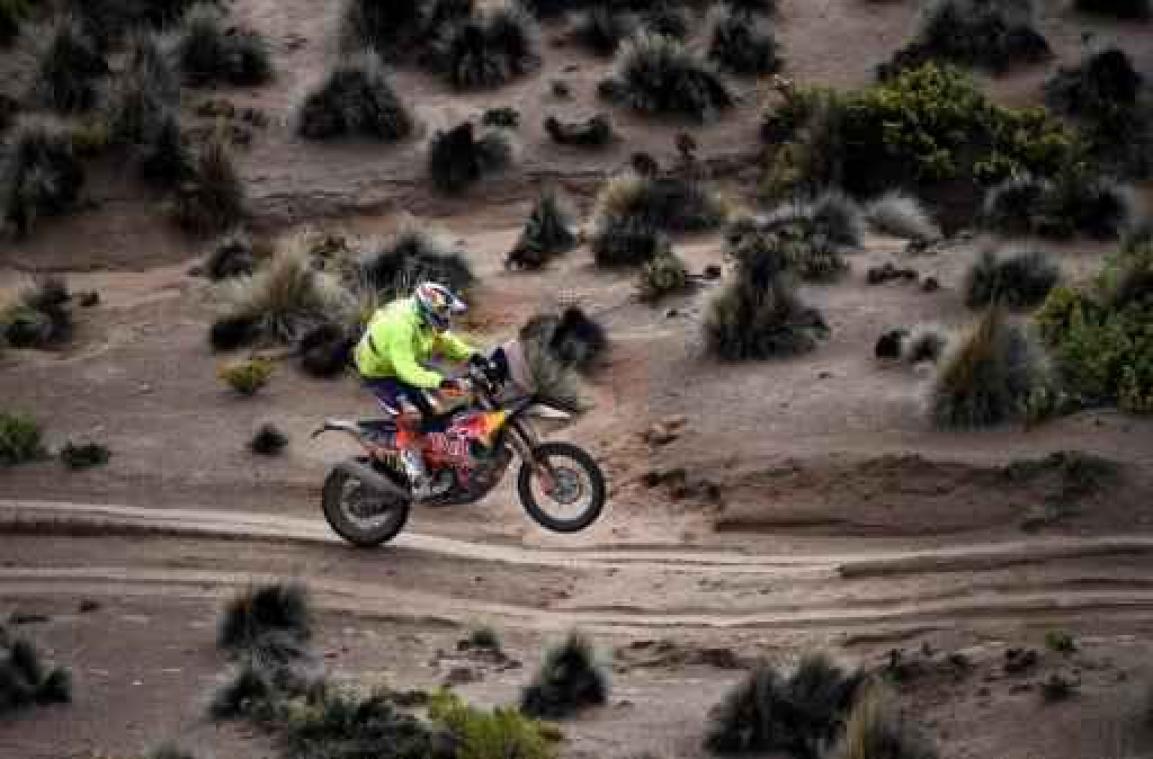 Dakar 2018 - Antoine Meo wint achtste rit, Adrien van Beveren blijft leider bij motorrijders
