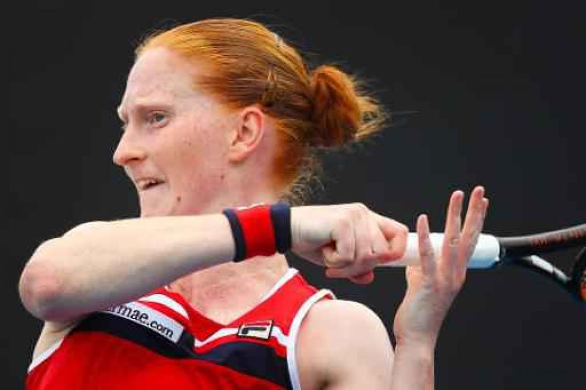 Van Uytvanck gaat ook in dubbelspel van Australian Open onderuit