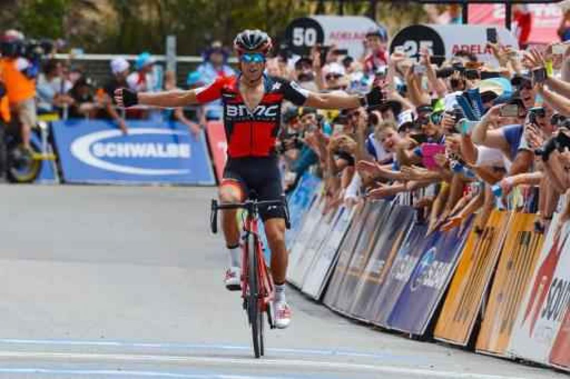 Tour Down Under - Richie Porte (BMC) opnieuw de beste op Willunga Hill
