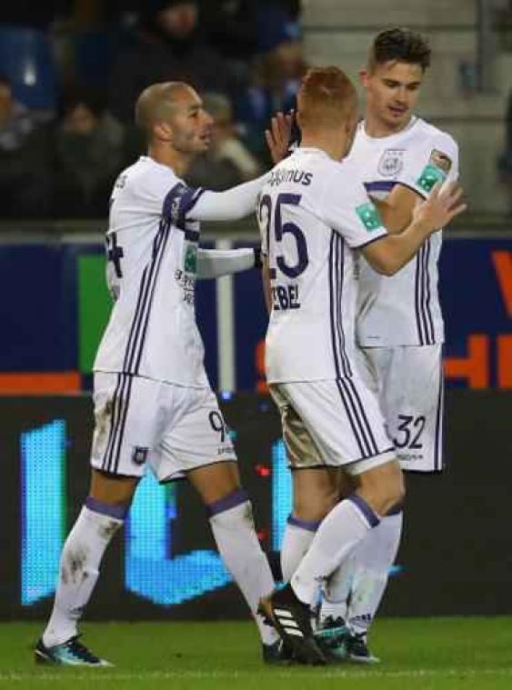 Jupiler Pro League - Anderlecht start 2018 met krappe zege tegen tien Genkenaars