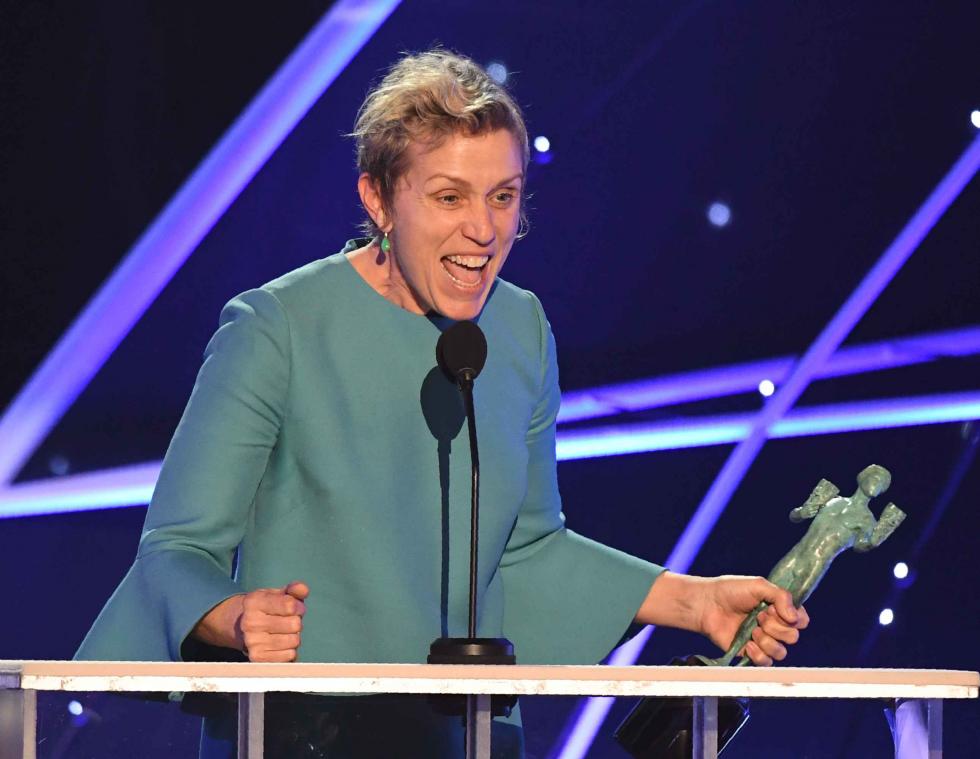 Three billboards outside Ebbing, Missouri' grote winnaar SAG Awards
