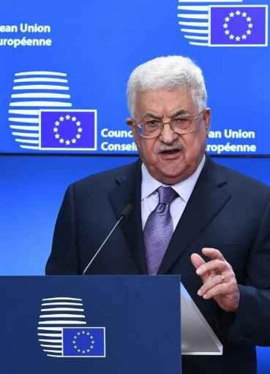 Abbas dringt bij Europese ministers aan op snelle erkenning Palestijnse staat