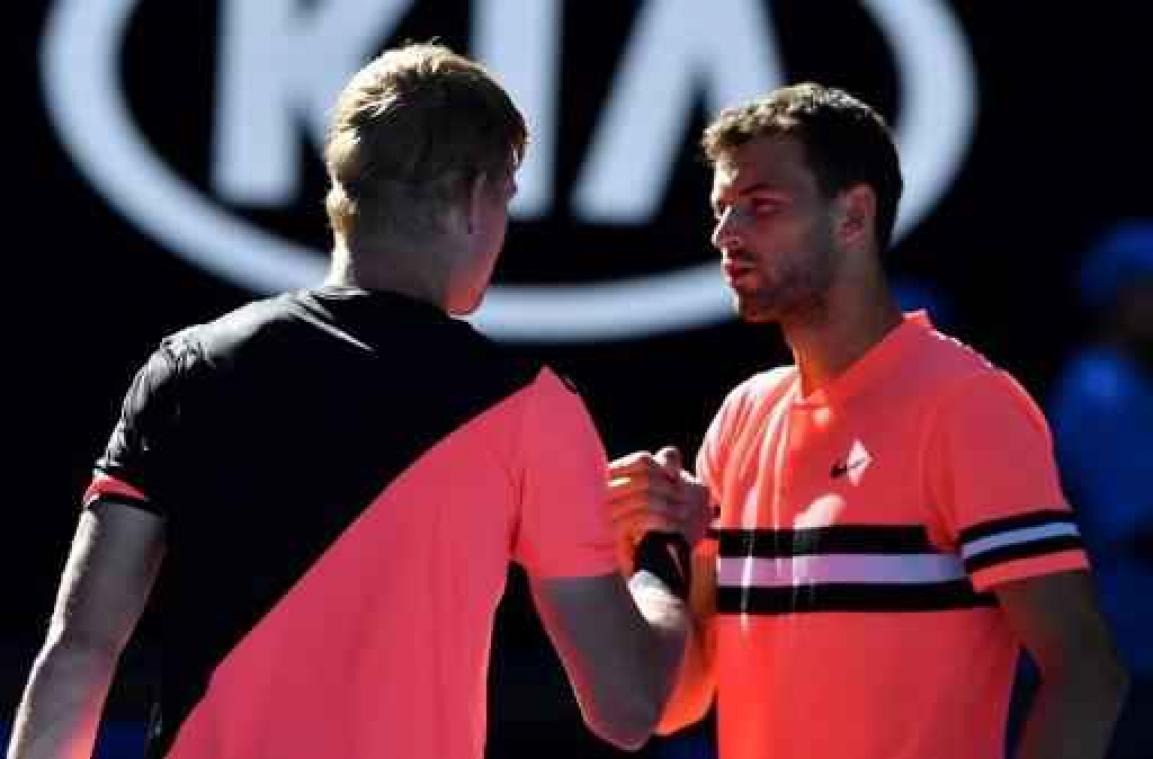 Dimitrov sneuvelt in kwartfinales o pAustralian Open tegen Kyle Edmund