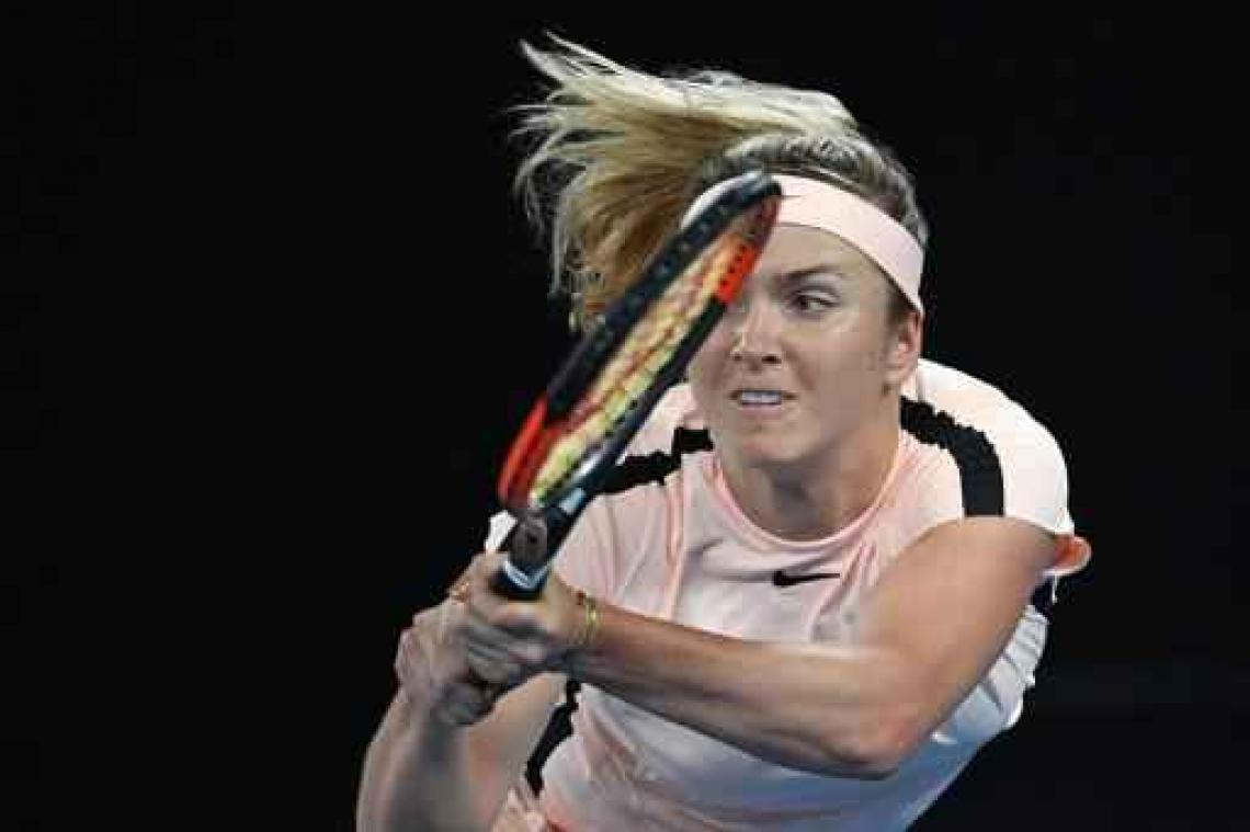 Svitolina: "Ik had last van de heup en kon me niet verweren tegen Mertens"