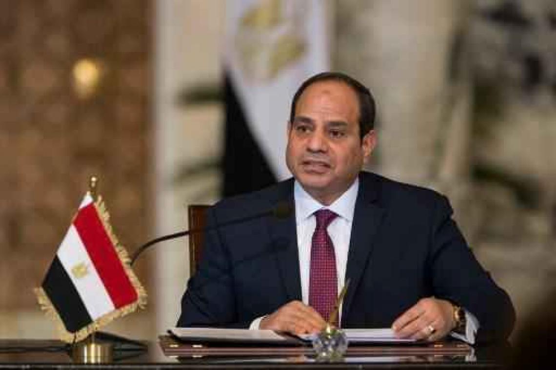 Al-Sissi dient kandidatuur in voor herverkiezing tot president van Egypte