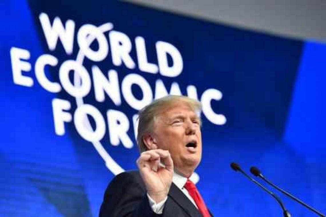 Davos - Trump: "Nooit beter moment om in VS te investeren"