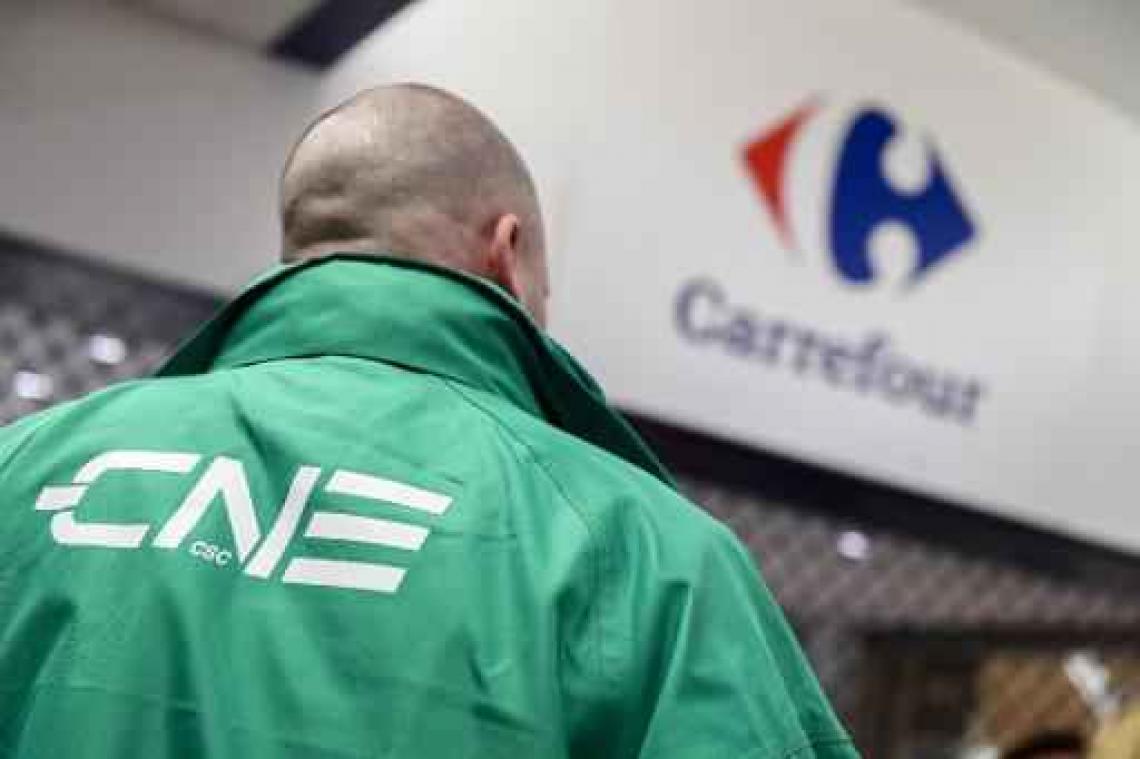 Carrefour - Vakbonden: "Medeleven van regering is hypocriet"