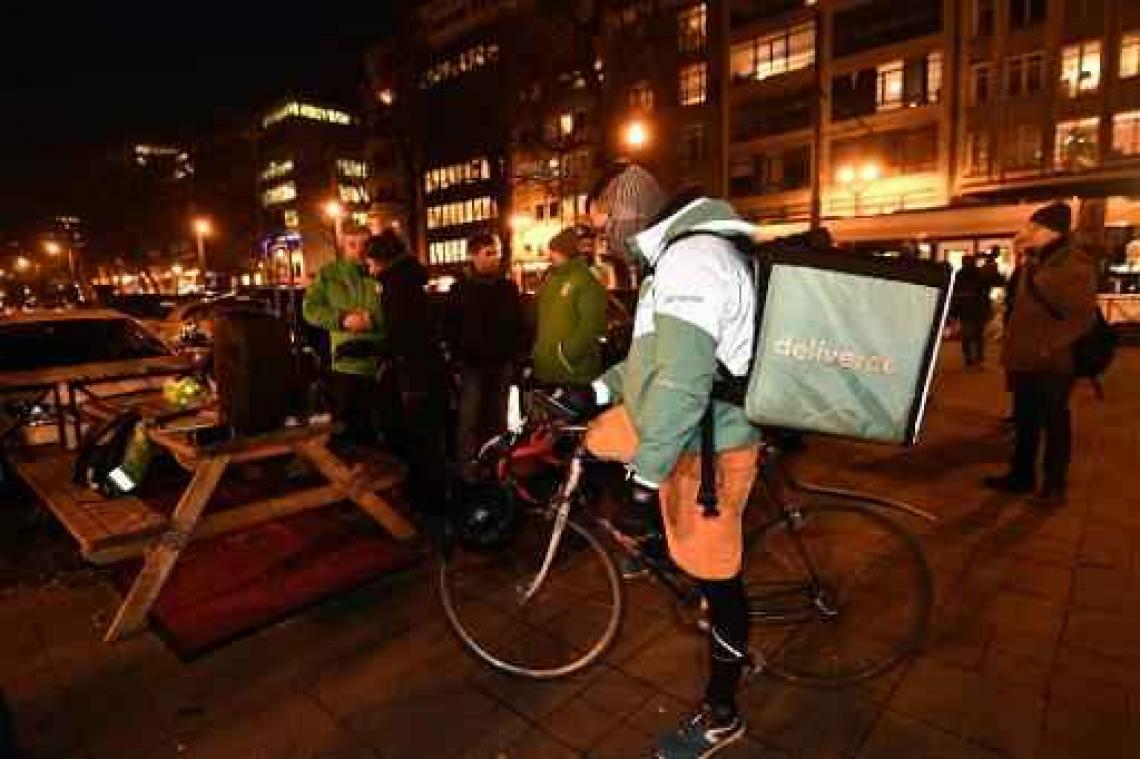 Bezetting van Deliveroo-gebouw afgelopen na akkoord rond overleg met directie
