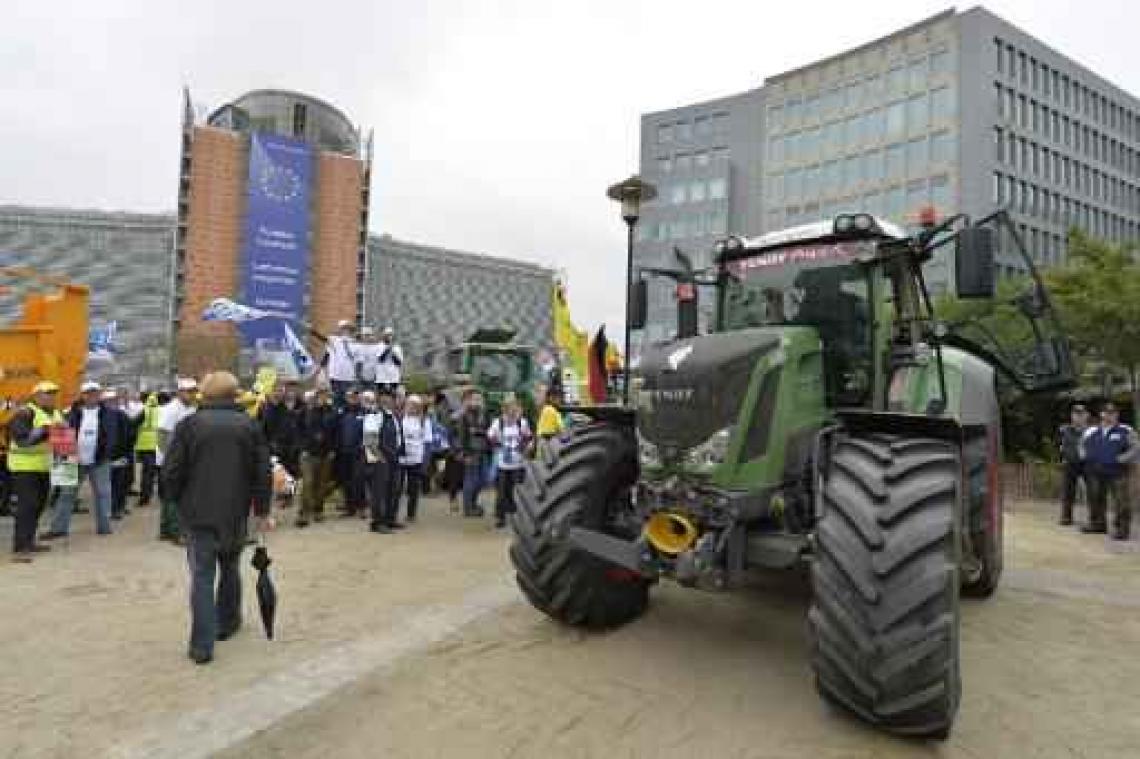 Waalse landbouwersvereniging protesteert maandag aan Schuman