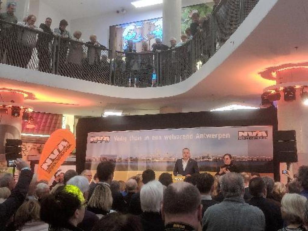 VERKIEZINGEN18 - Antwerpse nieuwjaarsreceptie van N-VA in teken van districten