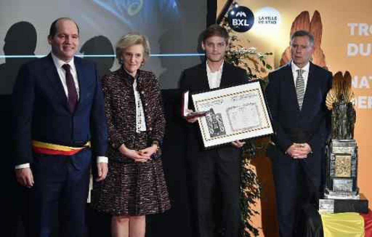 David Goffin "heel vereerd en fier" bij ontvangst Nationale Trofee voor Sportverdienste