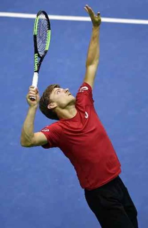David Goffin brengt België op comfortabele 2-0 voorsprong tegen Hongarije