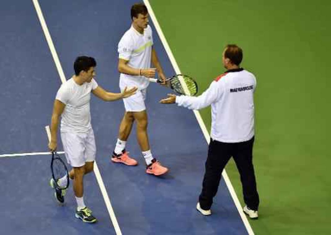 Davis Cup - Hongaarse kapitein is trots op spelers na winst in dubbelspel